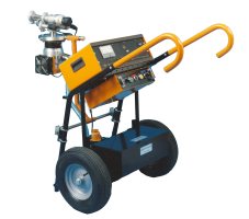 Mobilt turbopumpställ med Alcatel-Adixen turbopump eller drag-pump Mobilt turbopumpställ med Alcatel-Adixen turbopump eller drag-pump